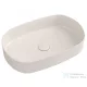 Sapho INFINITY OVAL kerámiamosdó, 55x36cm, matt elefántcsont (10NF65055-2K)
