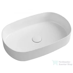   Sapho INFINITY OVAL kerámiamosdó, 55x36cm, matt fehér (10NF65055-2L)