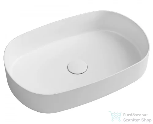 Sapho INFINITY OVAL kerámiamosdó, 55x36cm, matt fehér (10NF65055-2L)