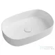 Sapho INFINITY OVAL kerámiamosdó, 55x36cm, matt fehér (10NF65055-2L)