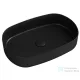 Sapho INFINITY OVAL kerámiamosdó, 50x36cm, fekete (10NF65055-2N)