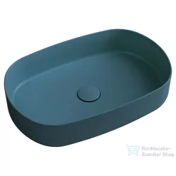   Sapho INFINITY OVAL kerámiamosdó, 55x36cm, zöld (10NF65055-2P)