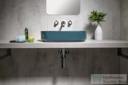 Sapho INFINITY OVAL kerámiamosdó, 55x36cm, zöld (10NF65055-2P)