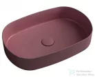 Sapho INFINITY OVAL kerámiamosdó, 55x36cm, gesztenye vörös (10NF65055-2R)