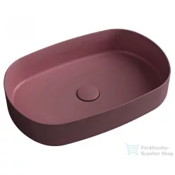   Sapho INFINITY OVAL kerámiamosdó, 55x36cm, gesztenye vörös (10NF65055-2R)