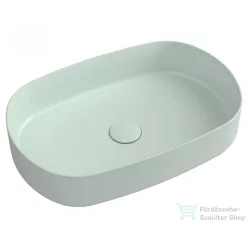   Sapho INFINITY OVAL kerámiamosdó, 55x36cm, matt mentol (10NF65055-2T)