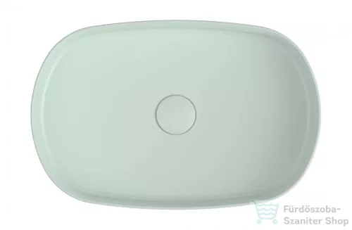 Sapho INFINITY OVAL kerámiamosdó, 55x36cm, matt mentol (10NF65055-2T)
