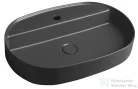 Sapho INFINITY OVAL kerámiamosdó, 60x40cm, antracit (10NF65060-2C)