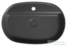 Sapho INFINITY OVAL kerámiamosdó, 60x40cm, antracit (10NF65060-2C)