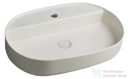 Sapho INFINITY OVAL kerámiamosdó, 60x40cm, elefántcsont (10NF65060-2K)
