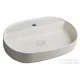 Sapho INFINITY OVAL kerámiamosdó, 60x40cm, elefántcsont (10NF65060-2K)