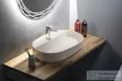 Sapho INFINITY OVAL kerámiamosdó, 60x40cm, elefántcsont (10NF65060-2K)
