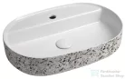 Sapho INFINITY OVAL kerámiamosdó, 60x40cm, terrazzo (10NF65060-2L-TRZ)