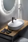 Sapho INFINITY OVAL kerámiamosdó, 60x40cm, matt fehér (10NF65060-2L)