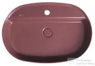 Sapho INFINITY OVAL kerámiamosdó, 60x40cm, gesztenye vörös (10NF65060-2R)