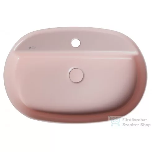 Sapho INFINITY OVAL kerámiamosdó, 60x40cm, matt lazac (10NF65060-2S)