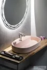 Sapho INFINITY OVAL kerámiamosdó, 60x40cm, matt lazac (10NF65060-2S)