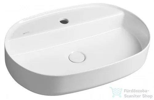 Sapho INFINITY OVAL kerámiamosdó, 60x40cm, fehér (10NF65060)