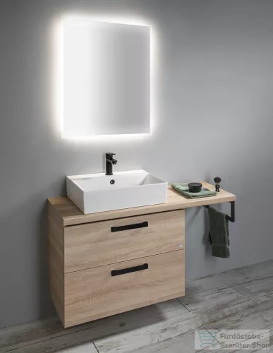 AQUALINE SISTEMA kerámiamosdó, pultra vagy falra szerelhető, 50x42cm 10SF50051