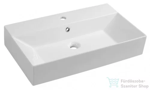 AQUALINE SISTEMA kerámiamosdó, pultra vagy falra szerelhető, 70x42cm 10SF50070