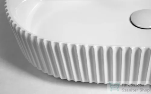 Sapho INFINITY Sintesi kerámiamosdó, 60x40cm, strip fehér (10SI65060)