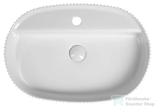 Sapho INFINITY Sintesi kerámiamosdó, 60x40cm, strip fehér (10SI65060)