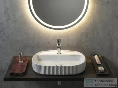 Sapho INFINITY Sintesi kerámiamosdó, 60x40cm, strip fehér (10SI65060)