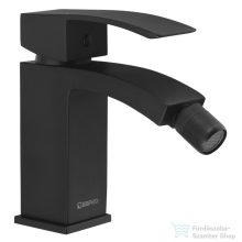   Sapho GINKO bidécsaptelep, leeresztő nélkül, matt fekete (1101-03B)