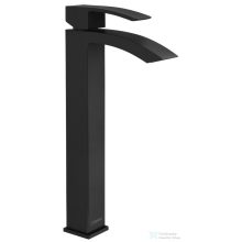   Sapho GINKO magasított mosdócsaptelep, leeresztő nélkül matt fekete 1101-04B