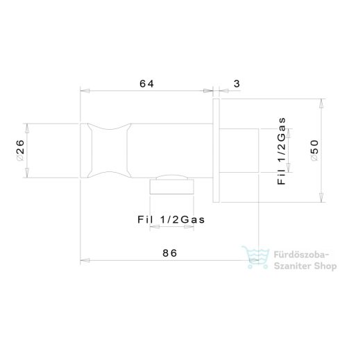 Sapho LATUS falba süllyesztett bidészett króm (1102-40-01)