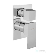   Sapho LATUS falba süllyesztett zuhanycsaptelep, 3-irányú váltóval, zuhanyszett nélkül, króm (1102-77)