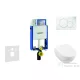 Geberit Kombifix falra szerelhető WC szett, Villeroy & Boch Subway 2.0 CeramicPlus WC soft close ülőkével, Geberit Sigma 01 alpesi fehér nyomólappal 110302005NI1