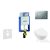 Geberit Kombifix falra szerelhető WC szett, Villeroy & Boch Subway 2.0 CeramicPlus WC soft close ülőkével, Geberit Sigma 01 matt króm nyomólappal 110302005NI3