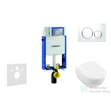   Geberit Kombifix falra szerelhető WC szett, Villeroy & Boch Subway 2.0 CeramicPlus WC soft close ülőkével, Geberit Sigma 20 fehér/fényes króm nyomólappal 110302005NI4