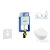 Geberit Kombifix falra szerelhető WC szett, Villeroy & Boch Subway 2.0 CeramicPlus WC soft close ülőkével, Geberit Sigma 20 fehér/fényes króm nyomólappal 110302005NI4