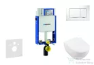 Geberit Kombifix falra szerelhető WC szett, Villeroy & Boch Subway 2.0 CeramicPlus WC soft close ülőkével, Geberit Sigma 30 fehér/fényes króm nyomólappal 110302005NI5