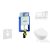 Geberit Kombifix falra szerelhető WC szett, Villeroy & Boch Subway 2.0 CeramicPlus WC soft close ülőkével, Geberit Sigma 30 fehér/fényes króm nyomólappal 110302005NI5