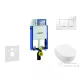 Geberit Kombifix falra szerelhető WC szett, Villeroy & Boch Subway 2.0 CeramicPlus WC soft close ülőkével, Geberit Sigma 30 fehér/fényes króm nyomólappal 110302005NI5
