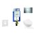 Geberit Kombifix falra szerelhető WC szett, Villeroy & Boch Subway 2.0 CeramicPlus WC soft close ülőkével, Geberit Sigma 30 fényes/matt króm nyomólappal 110302005NI6