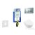 Geberit Kombifix falra szerelhető WC szett, Villeroy & Boch Subway 2.0 CeramicPlus WC soft close ülőkével, Geberit Sigma 30 matt/fényes króm nyomólappal 110302005NI7