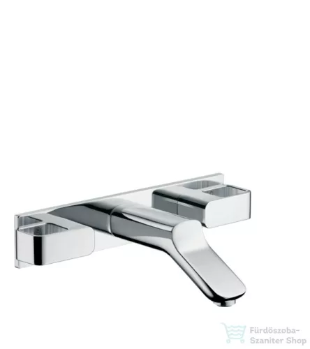 Hansgrohe AXOR Urquiola 3-lyukú mosdócsaptelep DN15 falsík alatti szereléshez, rövid kifolyóval, króm 11042000