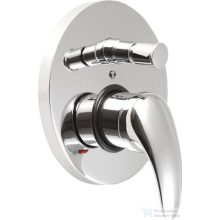   AQUALINE KASIOPEA falbasüllyesztett csaptelep, 2-irányú váltóval, króm 1107-42