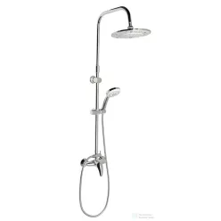   AQUALINE KASIOPEA teleszkópos zuhanyoszlop, csapteleppel, mag.:760-1280mm, bekötés:150mm, króm 1107-48