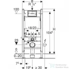 Geberit Duofix Basic (DELTA) 12cm-es, wc tartály szerelőelem, fali wc-hez 111.153.00.3