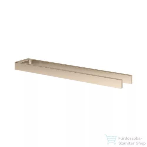 Keuco EDITION 11 45 cm-es, dupla törölközőtartó, szálcsiszolt bronz 11118030000