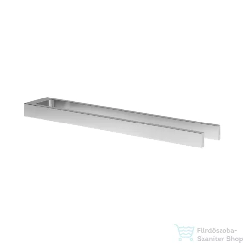 Keuco EDITION 11 45 cm-es, dupla törölközőtartó, rozsdamentes acél hatású 11118060000
