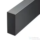 Keuco EDITION 11 45 cm-es, dupla törölközőtartó, szálcsiszolt fekete króm 11118130000