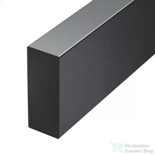 Keuco EDITION 11 45 cm-es, dupla törölközőtartó, szálcsiszolt fekete króm 11118130000