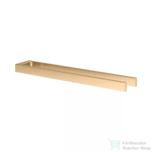 Keuco EDITION 11 45 cm-es, dupla törölközőtartó, szálcsiszolt sárgaréz 11118250000