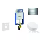Geberit Kombifix falra szerelhető WC szett, Villeroy & Boch Subway 2.0 CeramicPlus Wc soft close ülőkével, Sigma 30 fényes/matt króm nyomólappal 111302005NI6